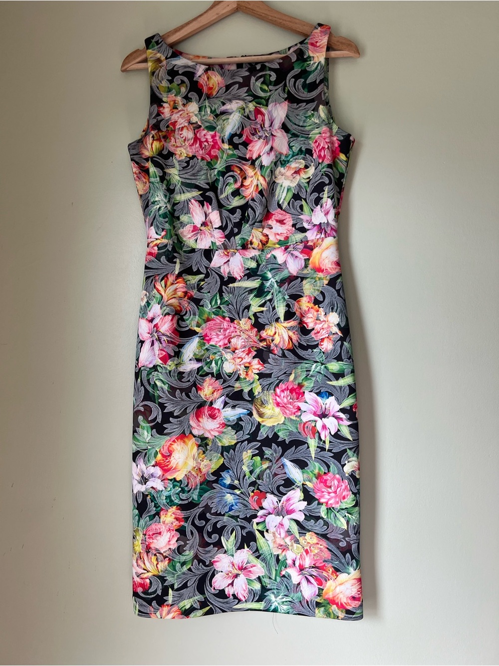 Beige by ECI Sheath Dress - Black Multi